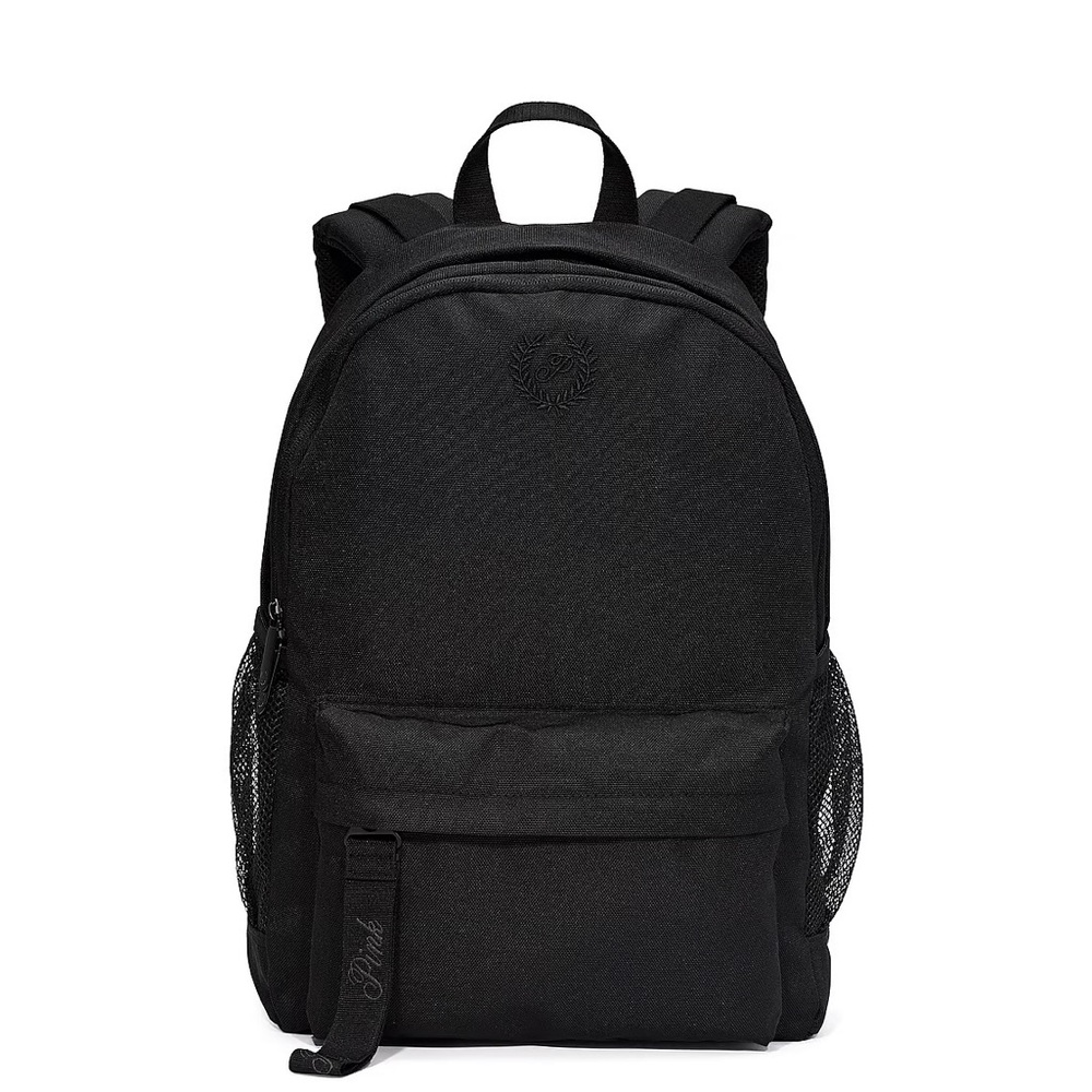 PINK Victoria's Secret Ivy Classic Canvas Backpack - Black